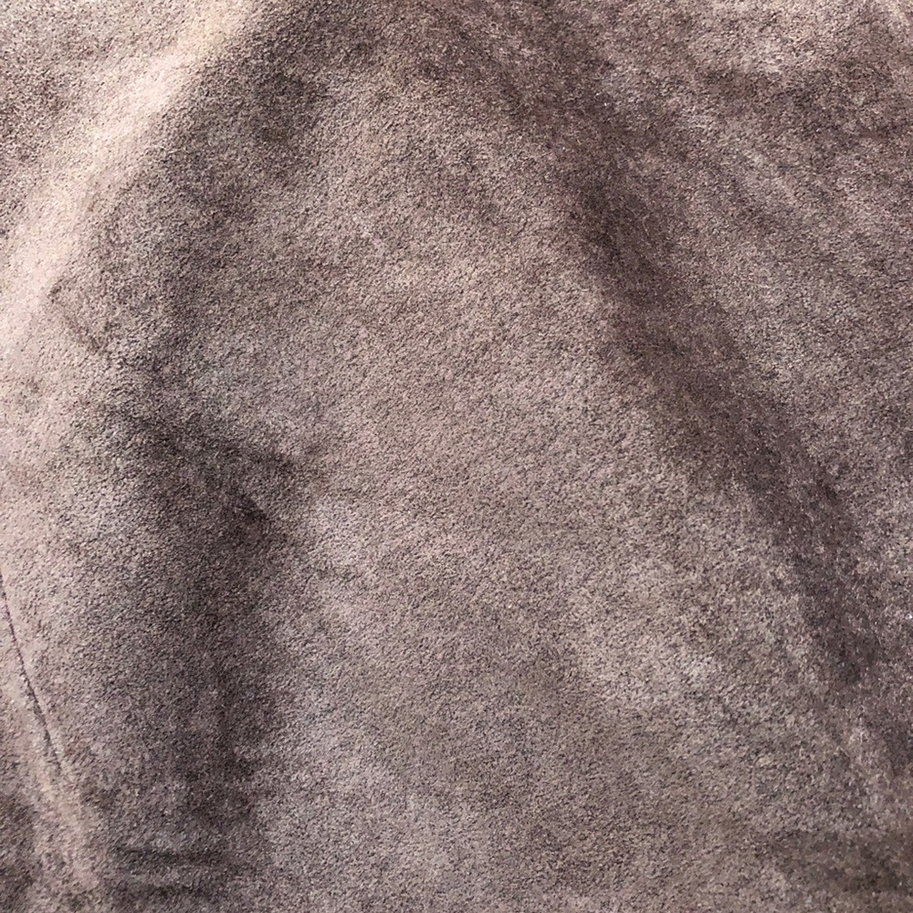 Vintage Ann Taylor brown suede midi pencil skirt 4 - Picture 4 of 7